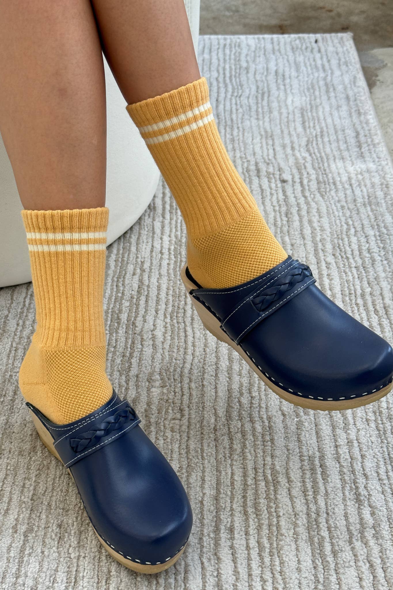 Boyfriend Socks: Butter