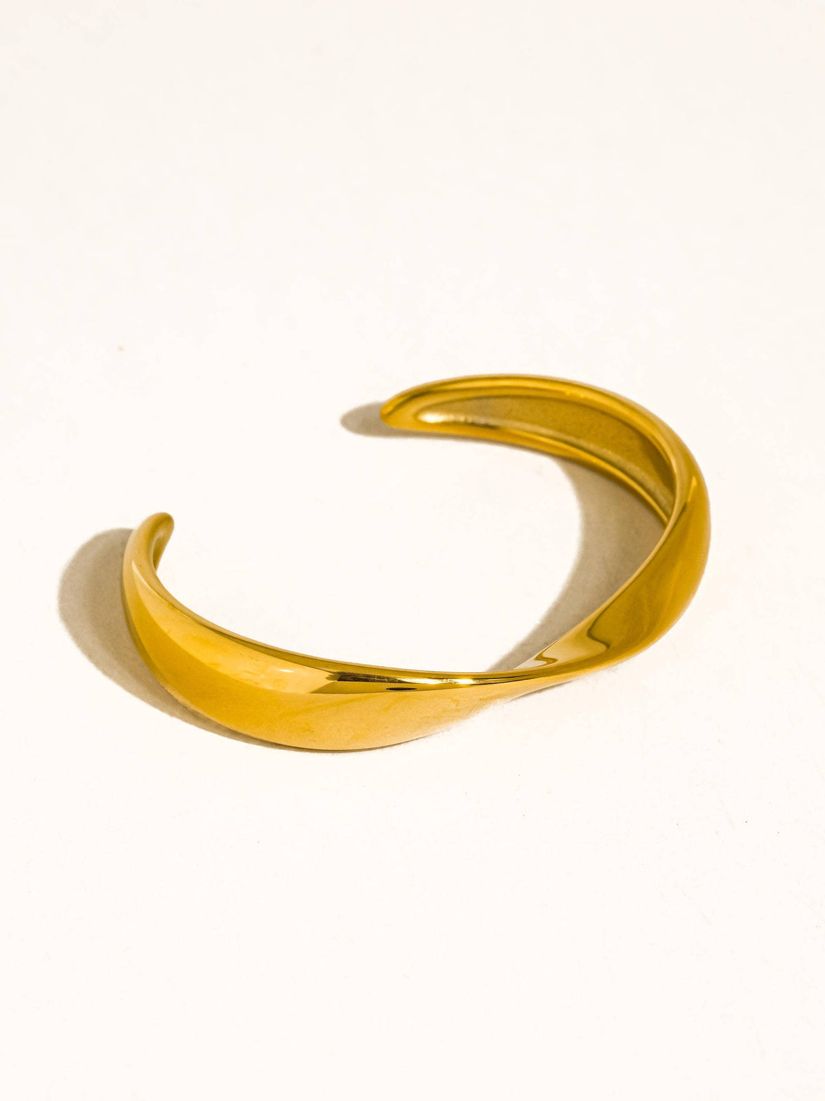 Fioren Sleek Twist Cuff Bracelet