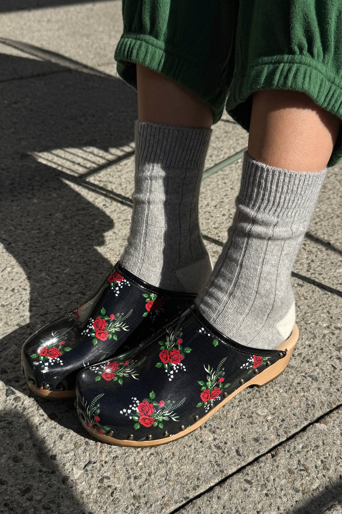 Classic Cashmere Socks: Bluebell