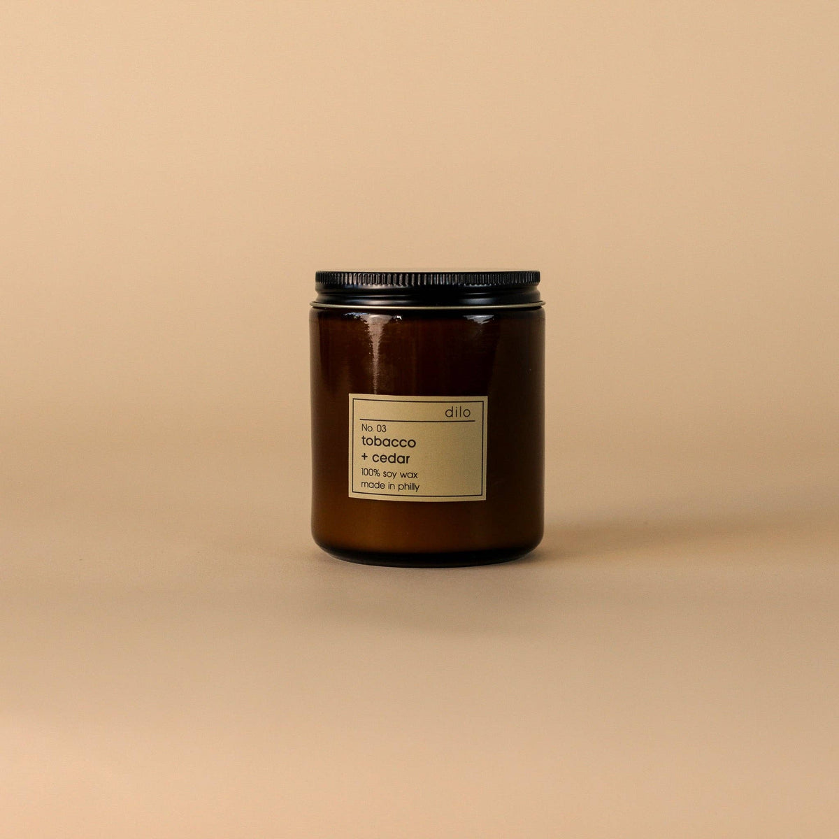 No. 03 - Tobacco + Cedar Candle: 3.5oz