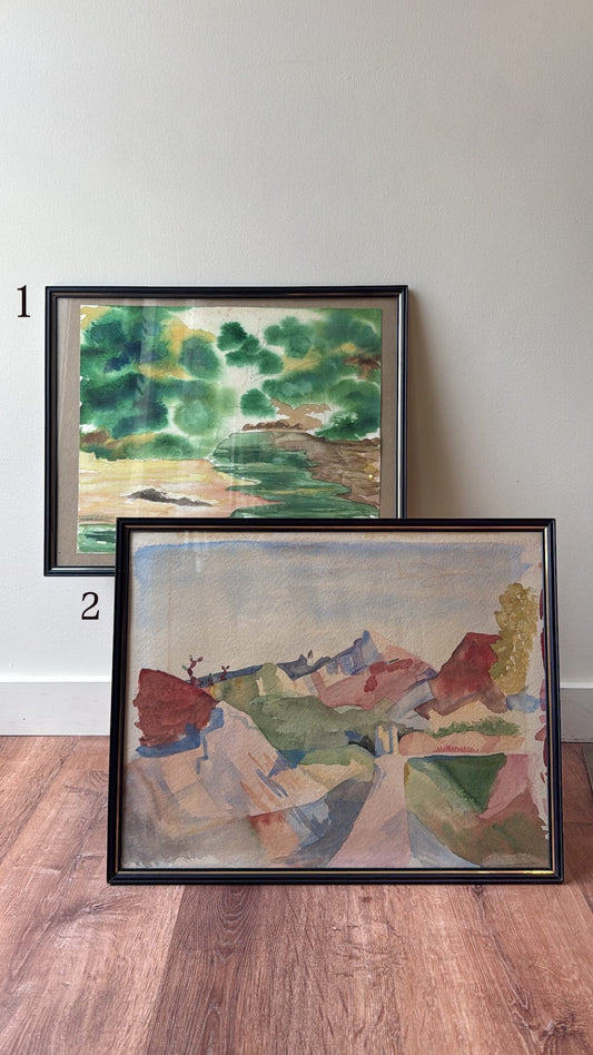 Framed Watercolors