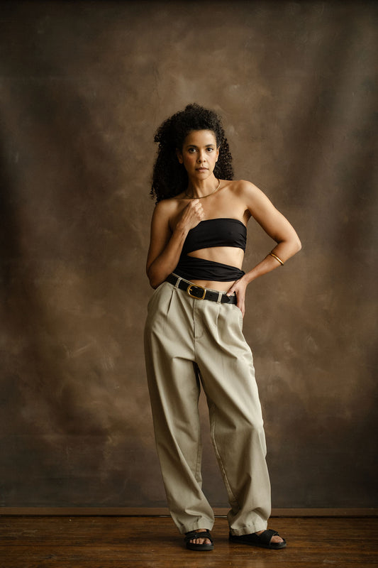 Maman baggy khaki pants