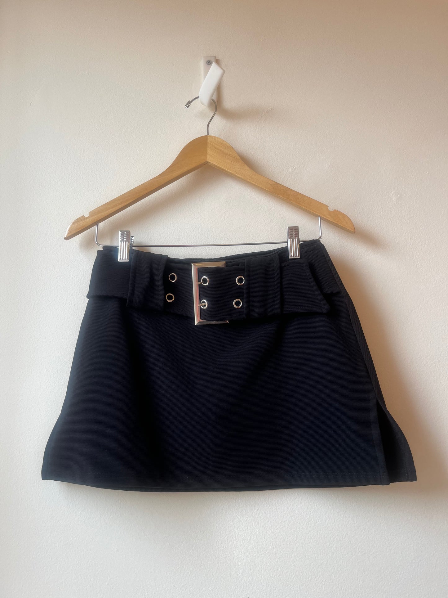 Misdemeanor big buckle micromini