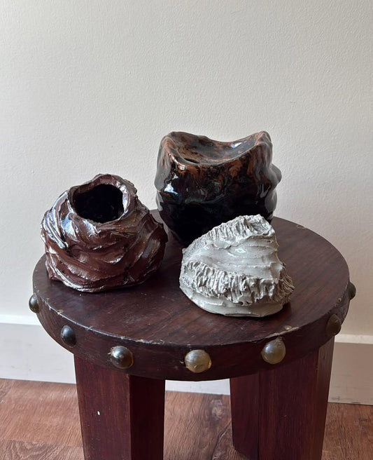Trio of weird ceramics