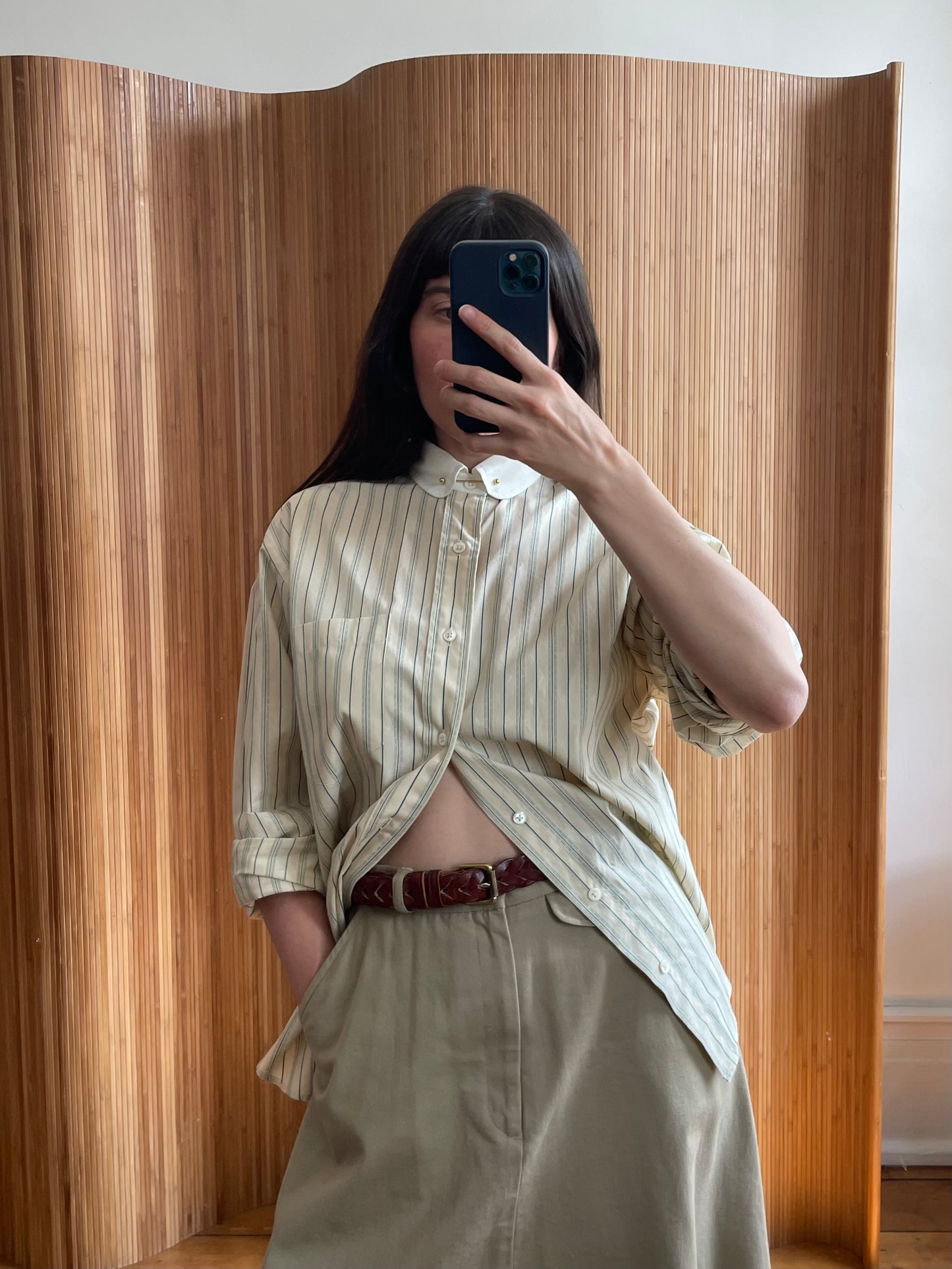 Ralph Lauren khaki skirt with pocket