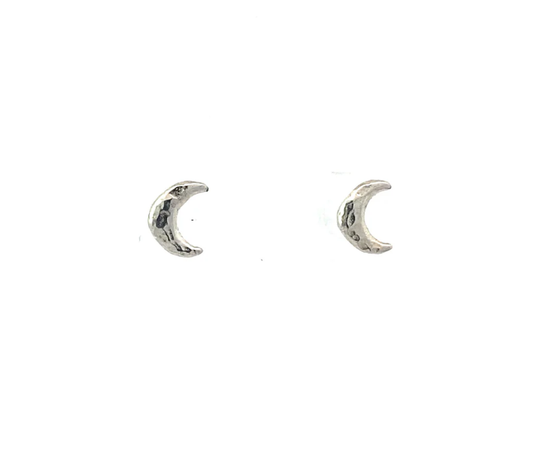 Lackadazee crescent moon stud