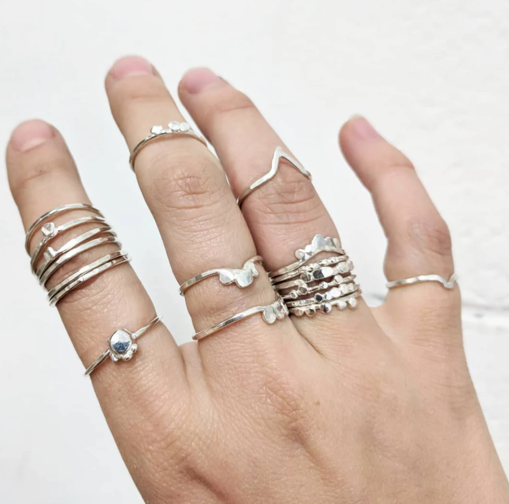 Lackadazee mystery stacking ring