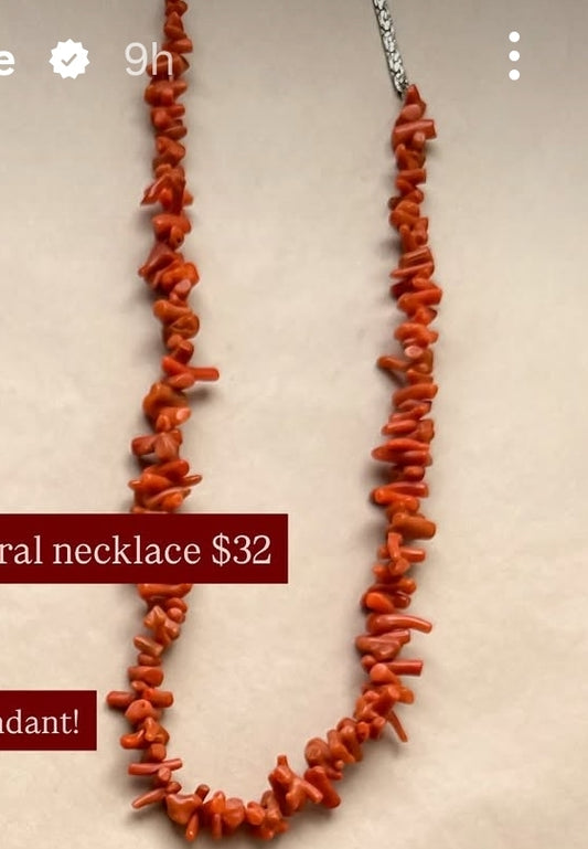 Coral necklace