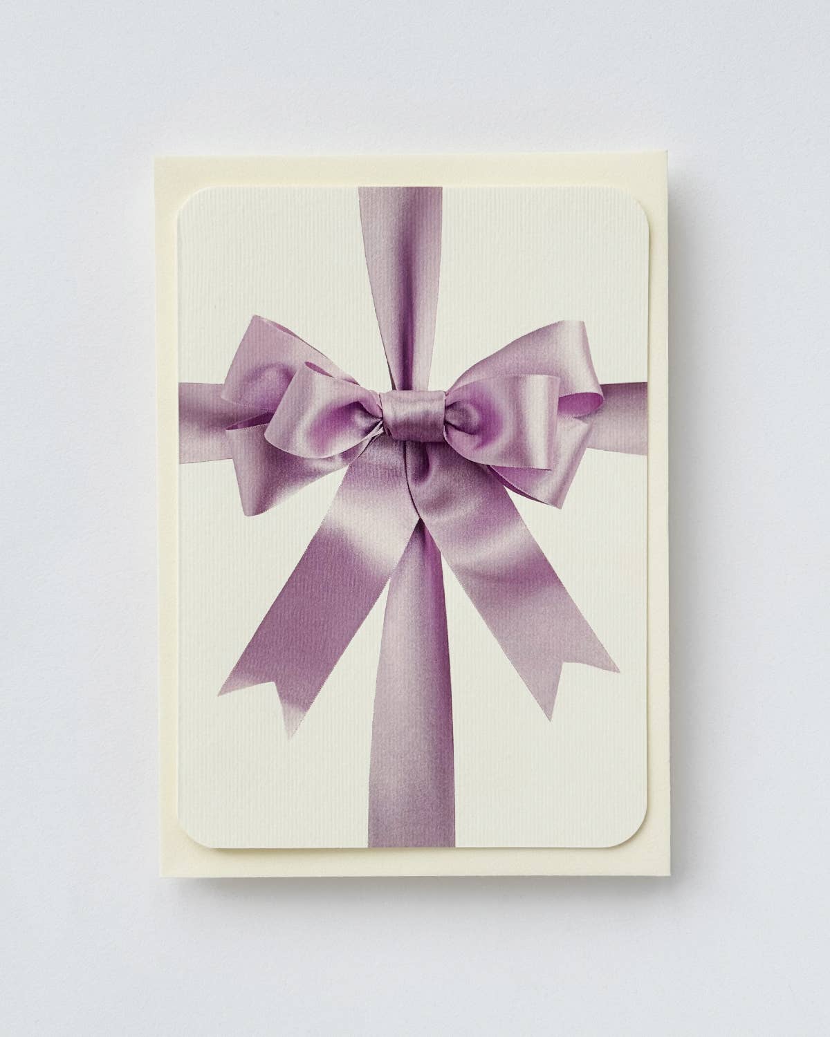 Lavender Bow Greeting Card | Birthday Card | Luxury Cards