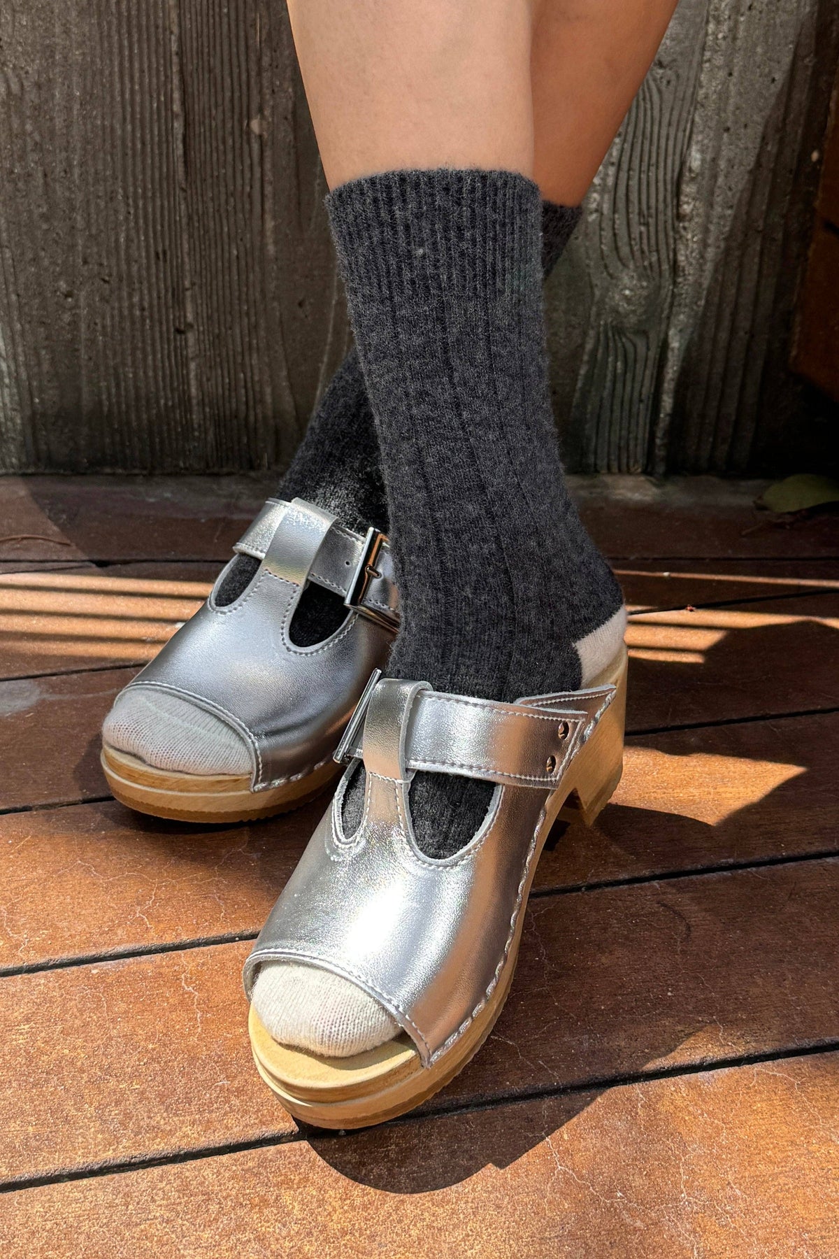 Classic Cashmere Socks: Bluebell