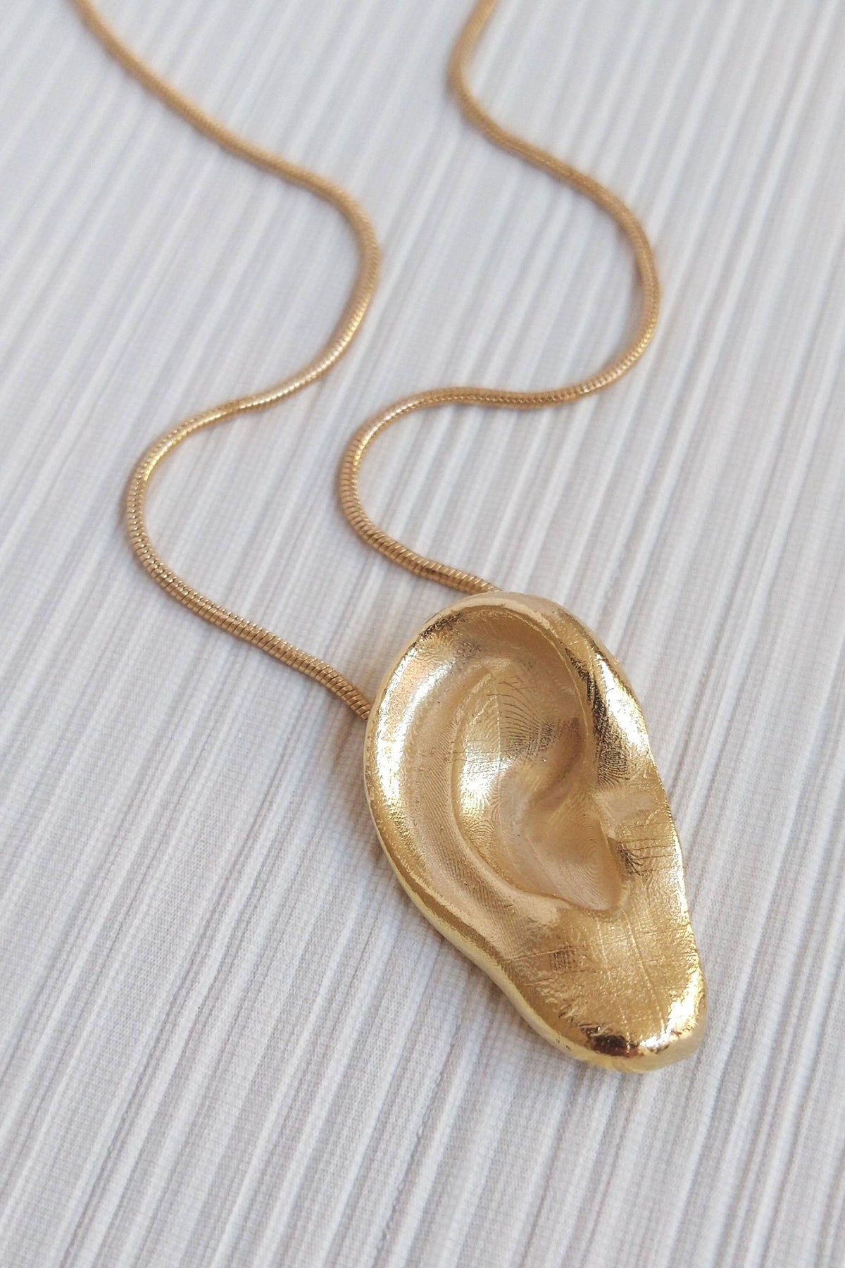 Sculptural necklace, Rene necklace, surreal jewelry: Large