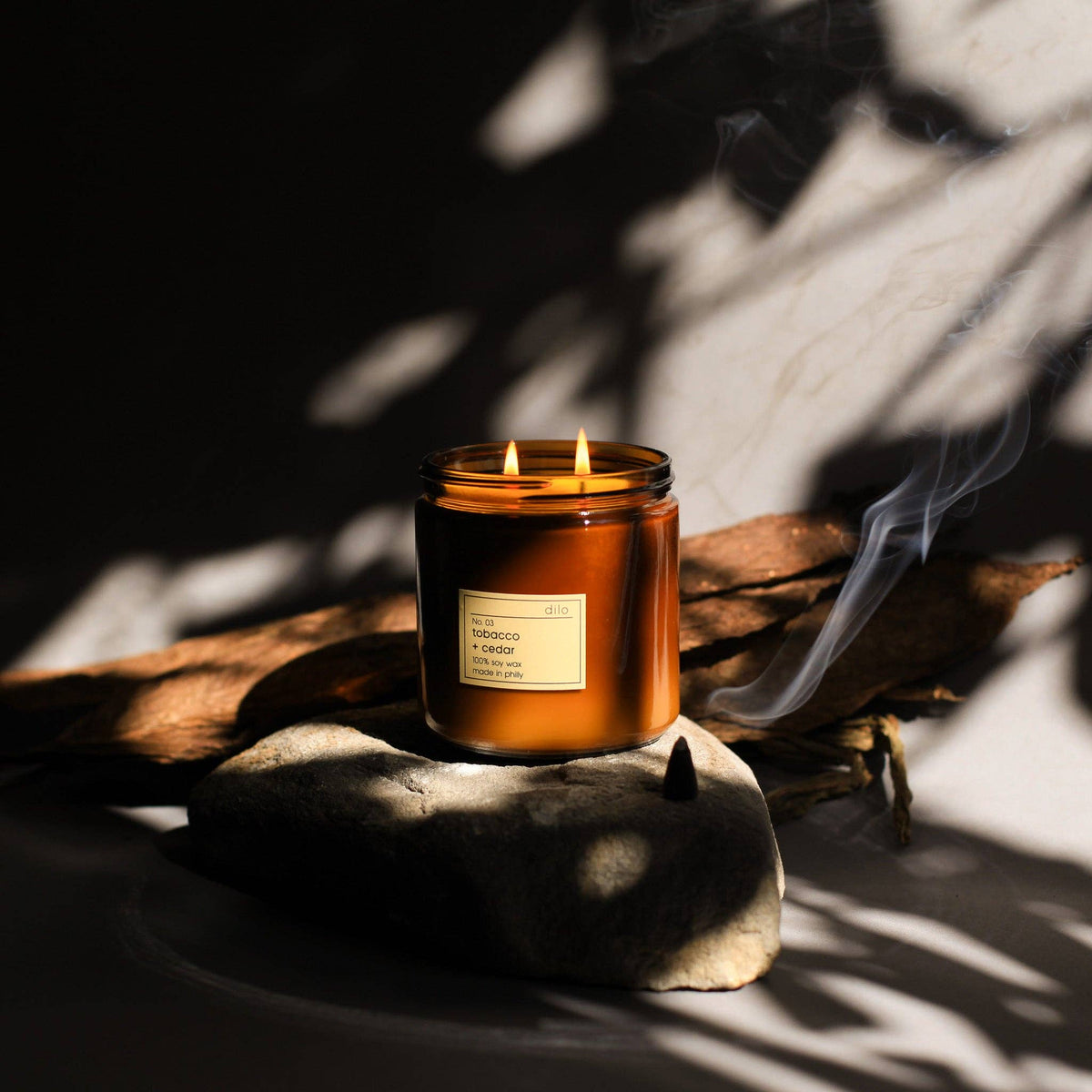 No. 03 - Tobacco + Cedar Candle: 3.5oz