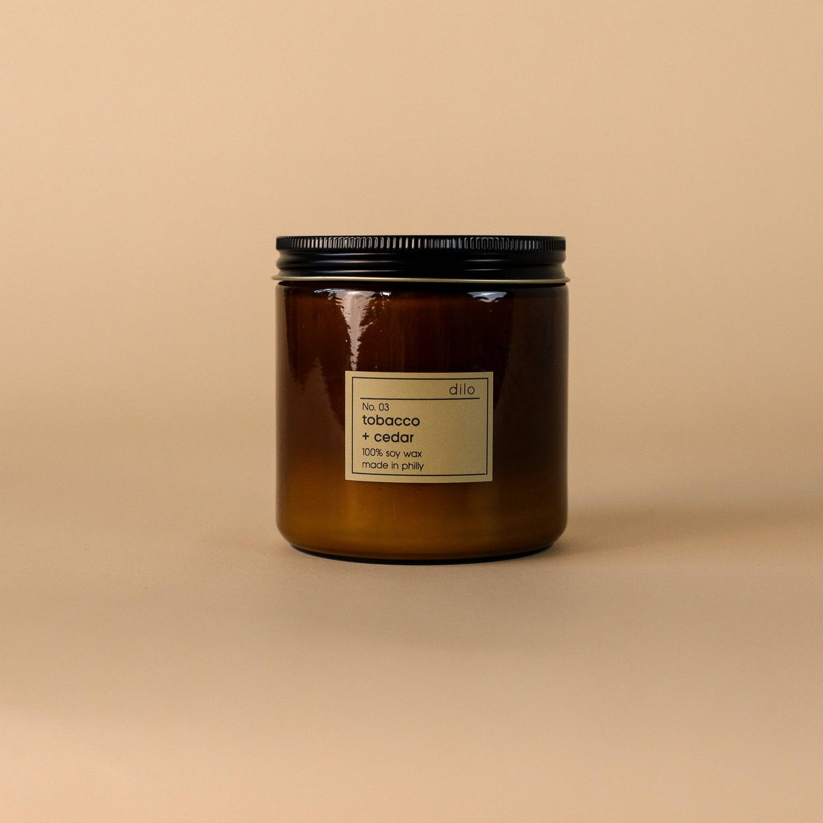No. 03 - Tobacco + Cedar Candle: 3.5oz