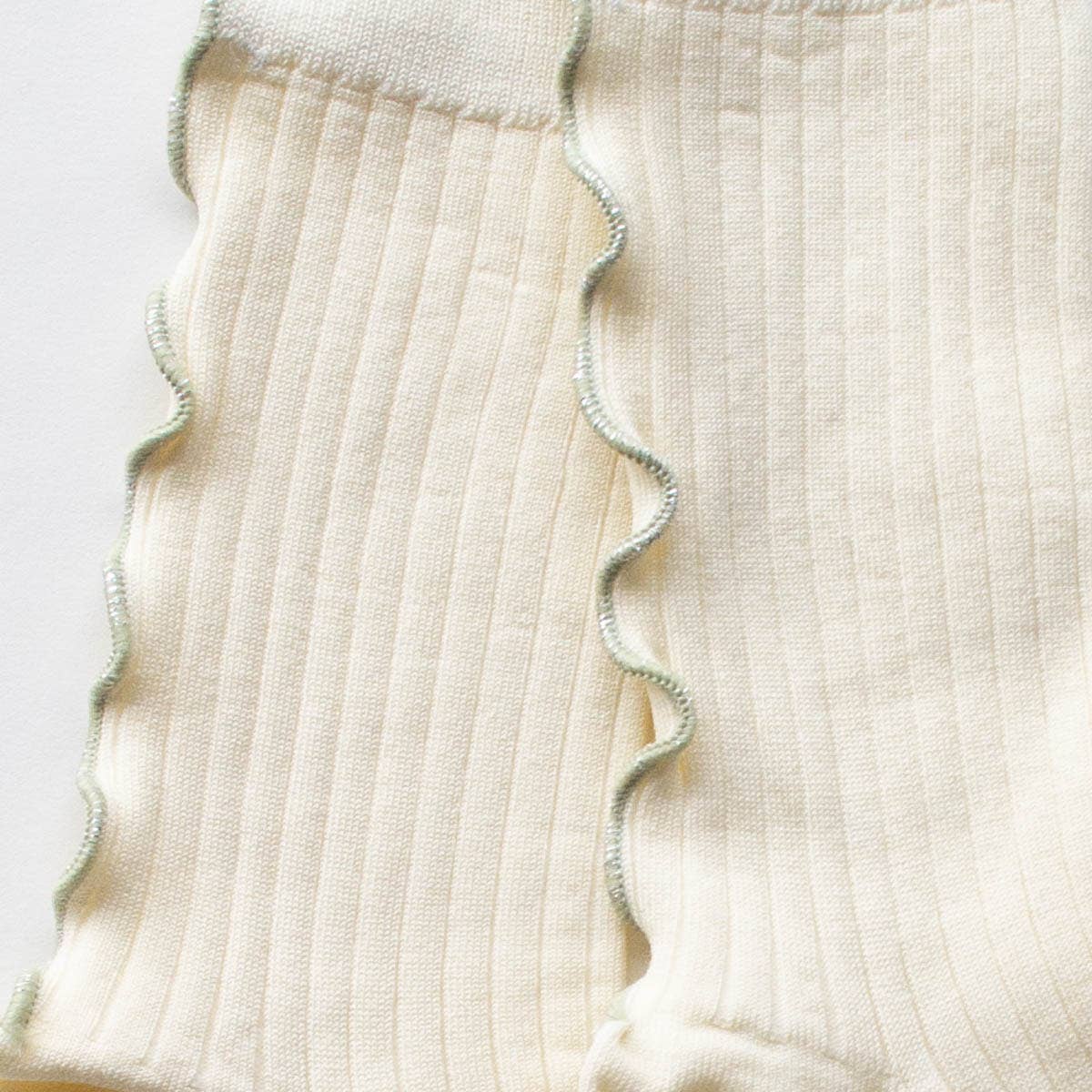 Merrow Stitch Socks: Rust