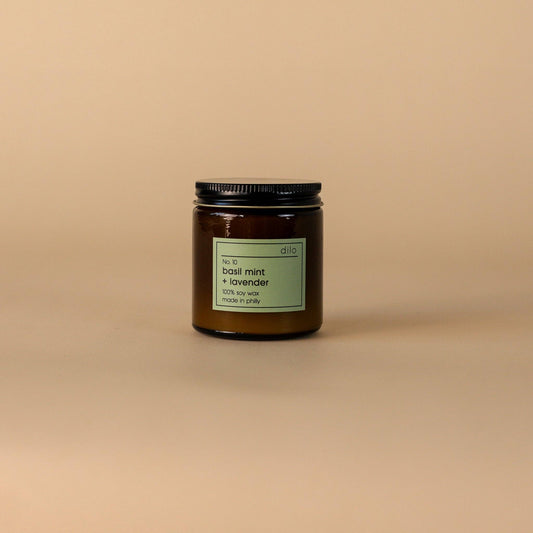 No. 10 - Basil Mint + Lavender Candle: 3.5oz