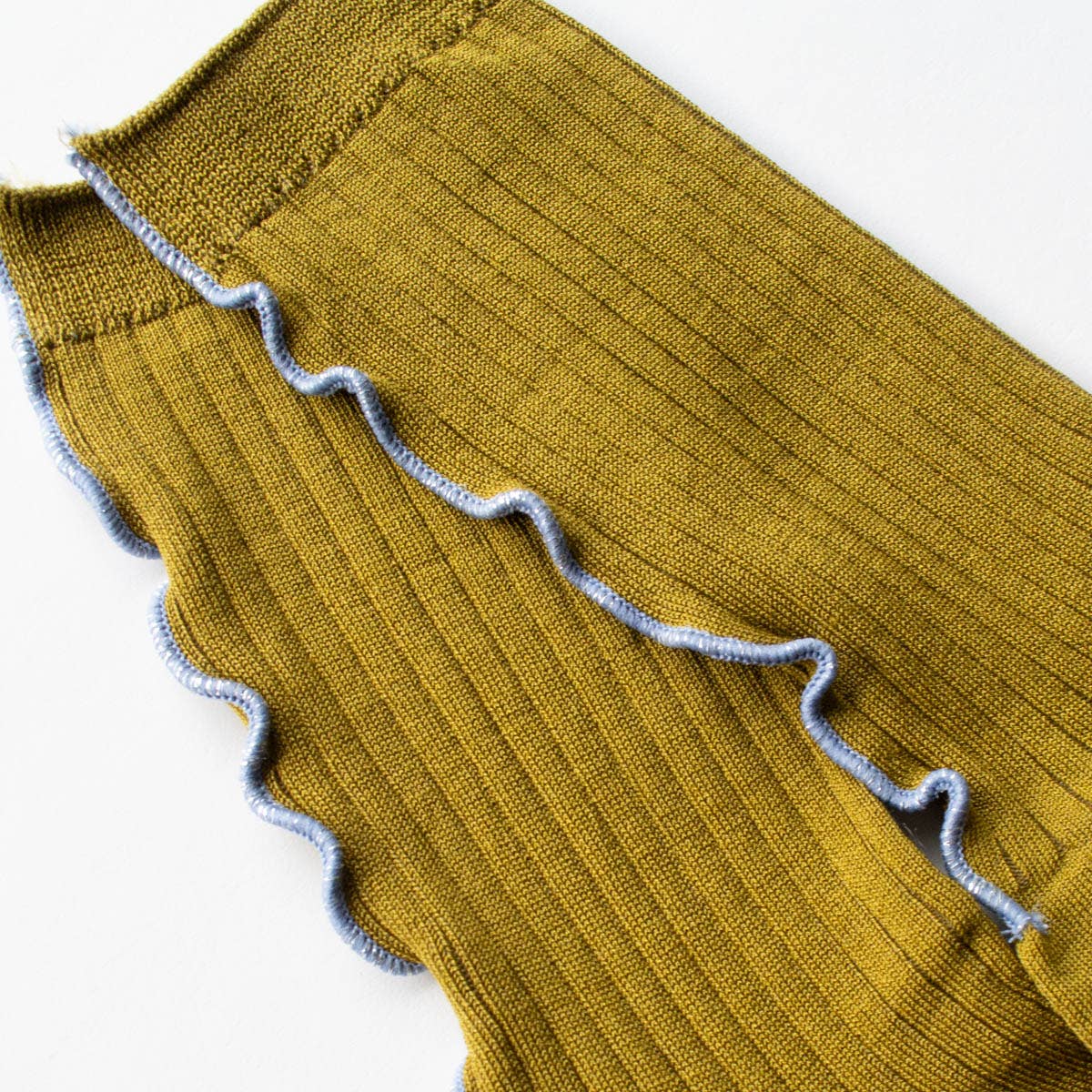 Merrow Stitch Socks: Black
