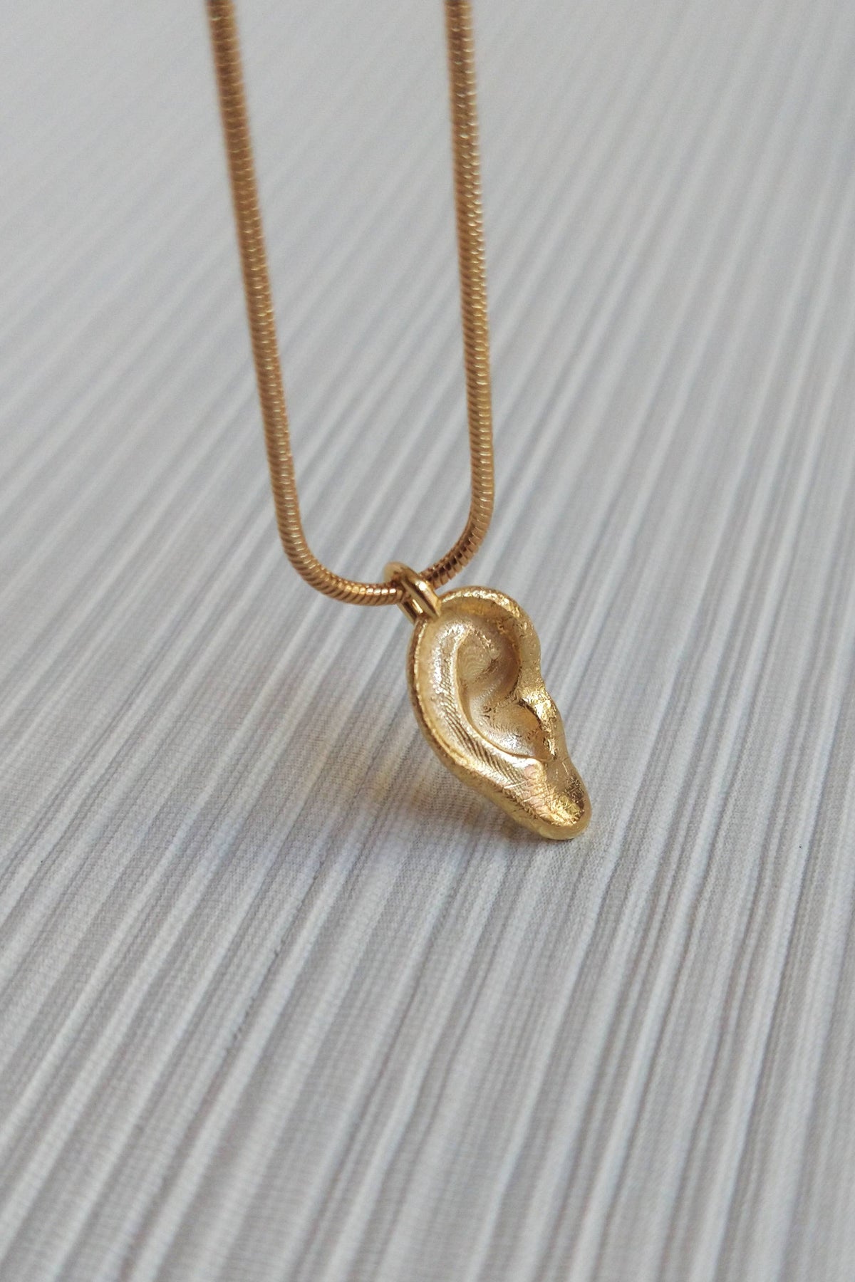 Sculptural necklace, Rene necklace, surreal jewelry: Large