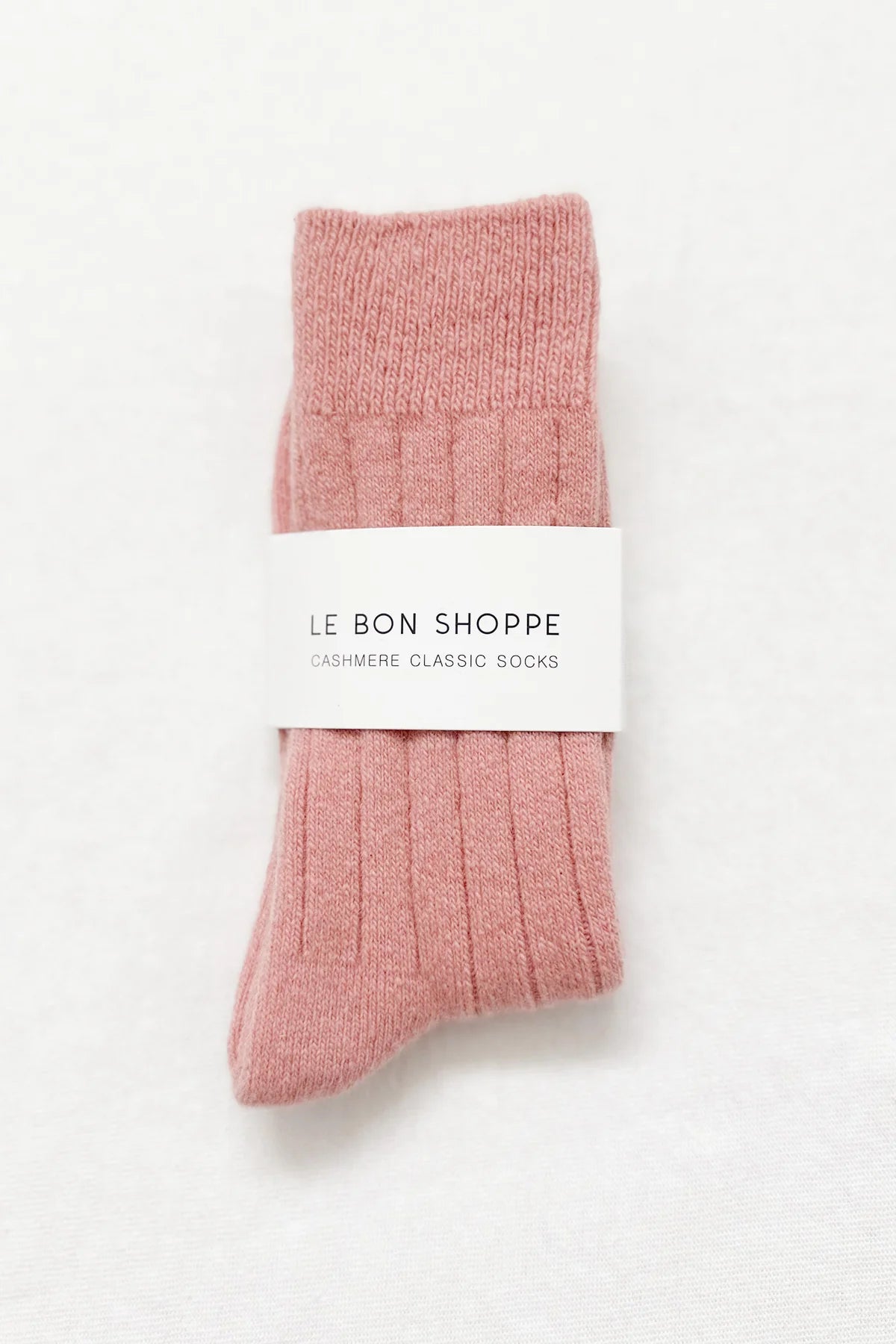 Le Bon Shoppe cashmere socks - rose petal